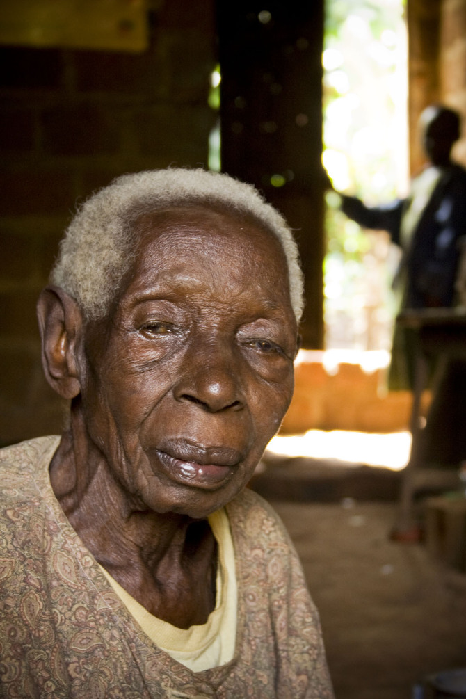 An Elderly Ugandan Woman.